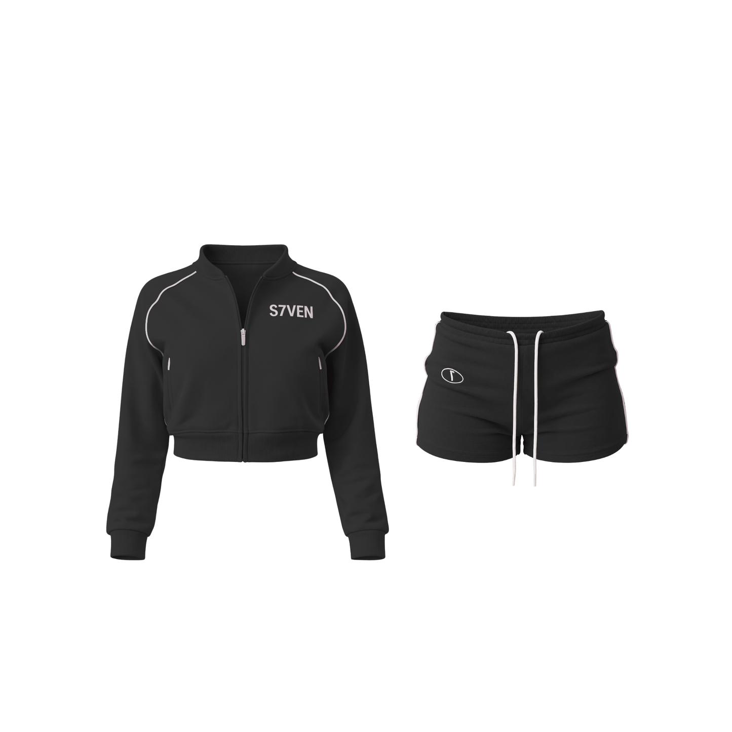 ‘S7VEN’ Contrast Shorts Sets