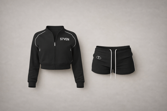 ‘S7VENS’ Contrast Black Set