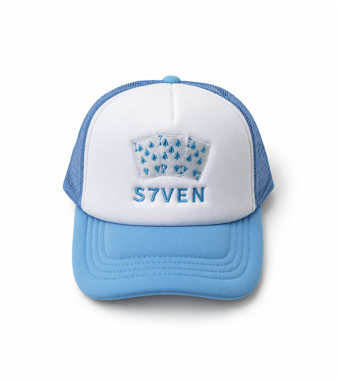 Blue ‘7 SPADES’ Trucker Cap
