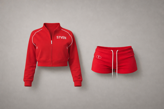 ‘S7VENS’ Contrast Red Set