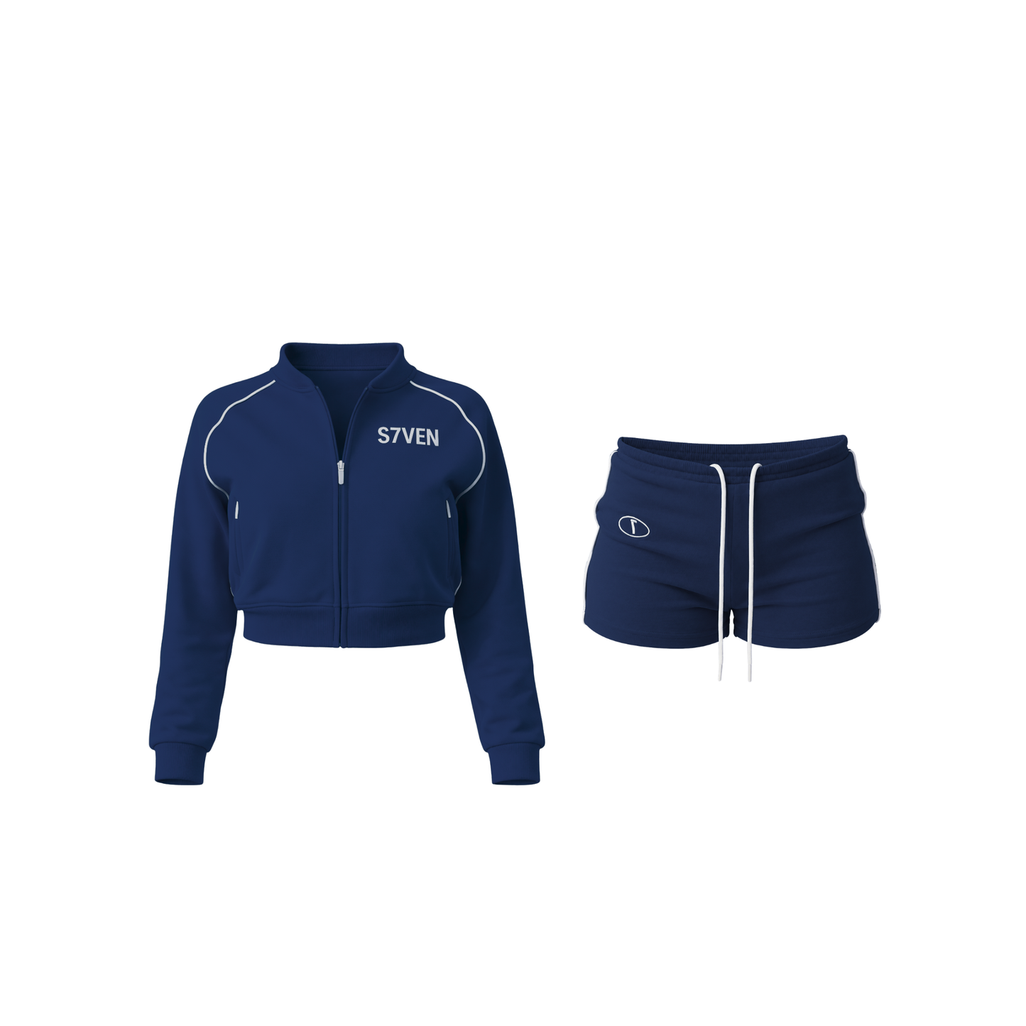 ‘S7VEN’ Contrast Shorts Sets