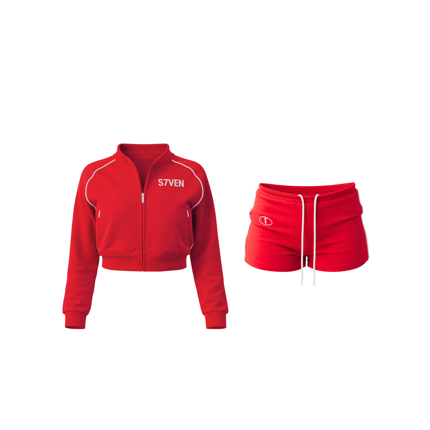 ‘S7VEN’ Contrast Shorts Sets