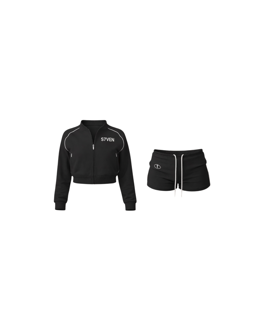 ‘S7VENS’ Contrast Black Set
